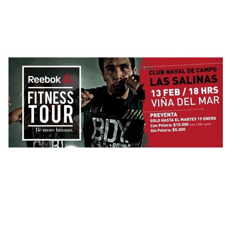 Eventos: Reebok Fitness Tour de 2016 en Viña del Mar | Cata López